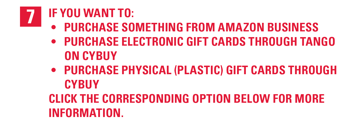 7. If you’re wanting to use Amazon Business on cyBUY, click Below for more information.